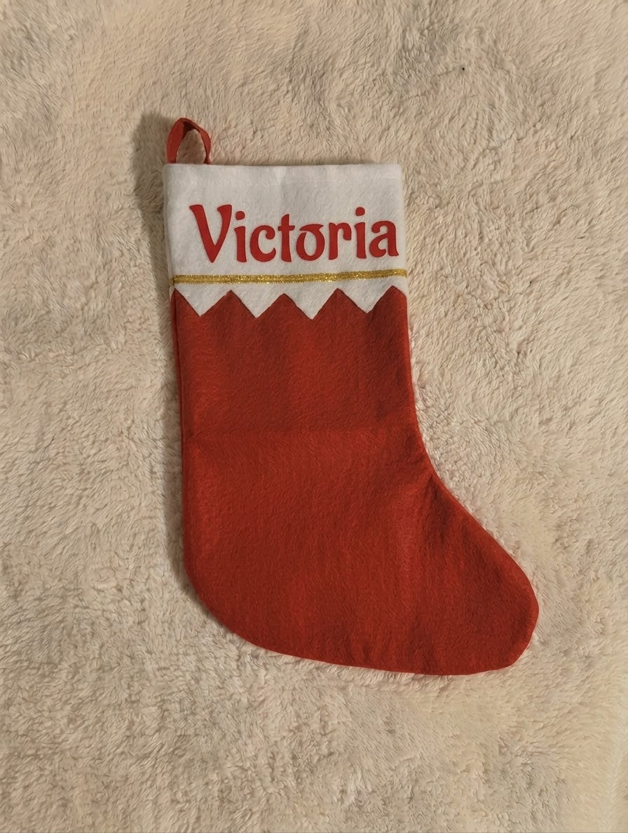 Chaussette de Noël personnalisée à suspendre 🎅