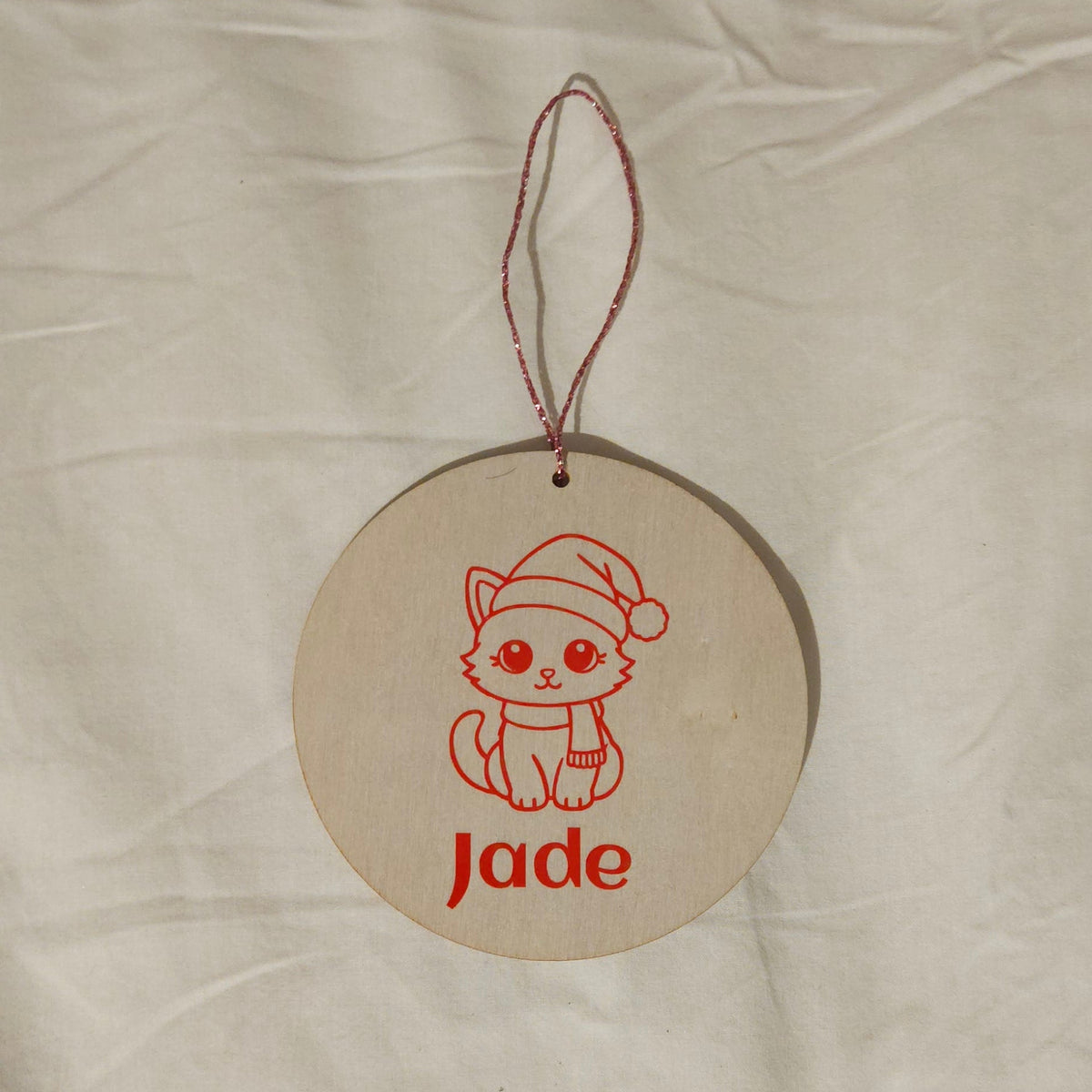 Boules de Noël en bois personnalisées 🎄