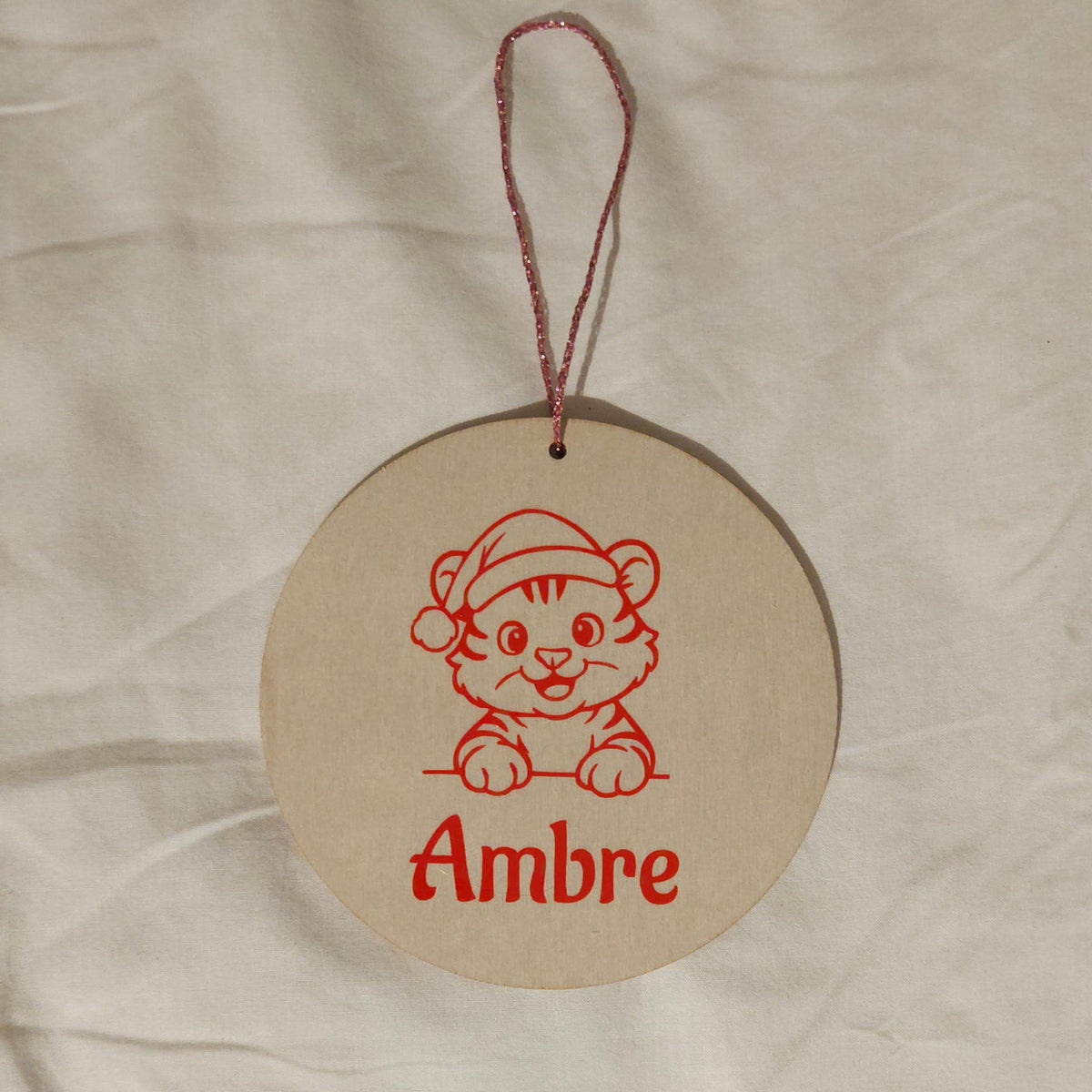 Boules de Noël en bois personnalisées 🎄