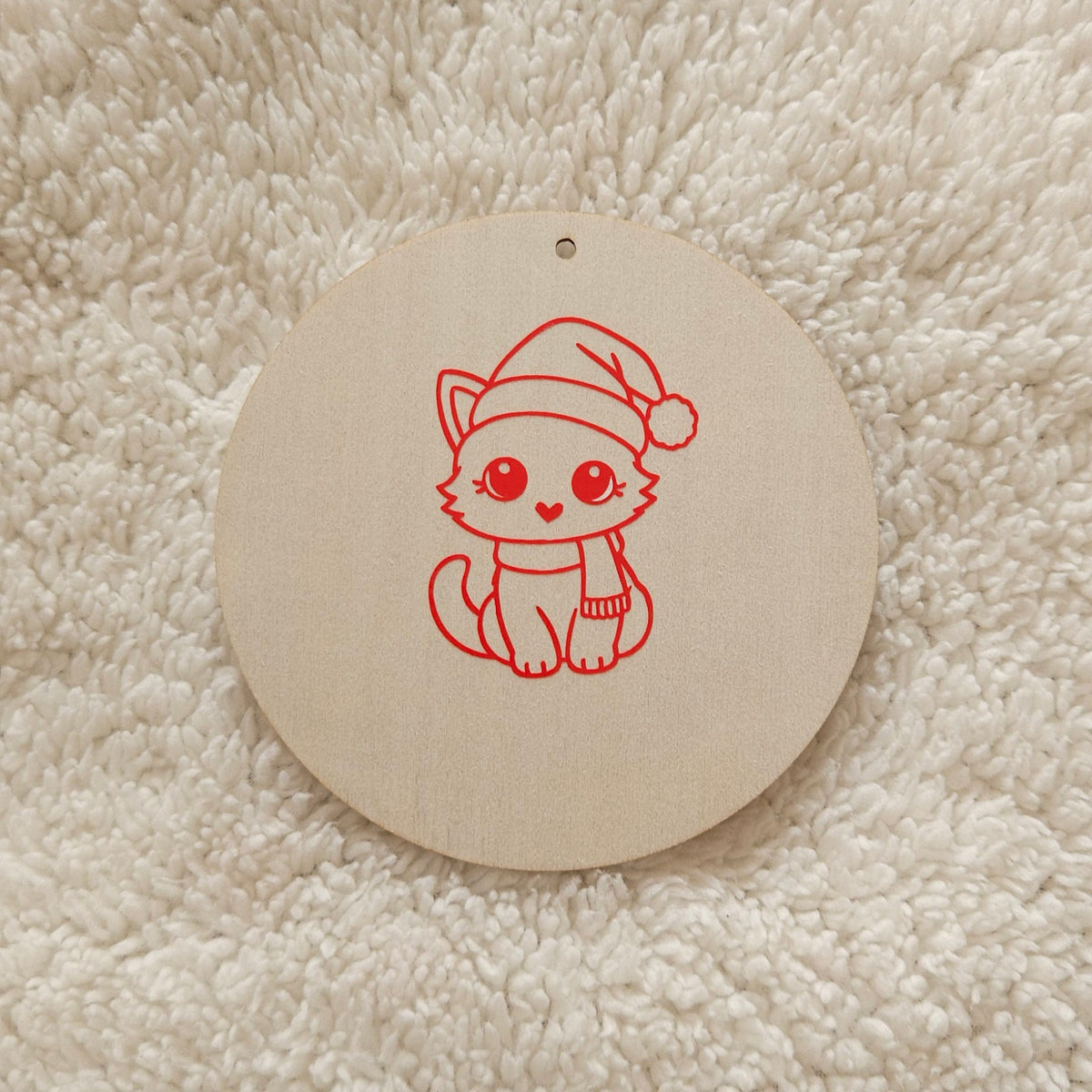 Boules de Noël en bois personnalisées 🎄
