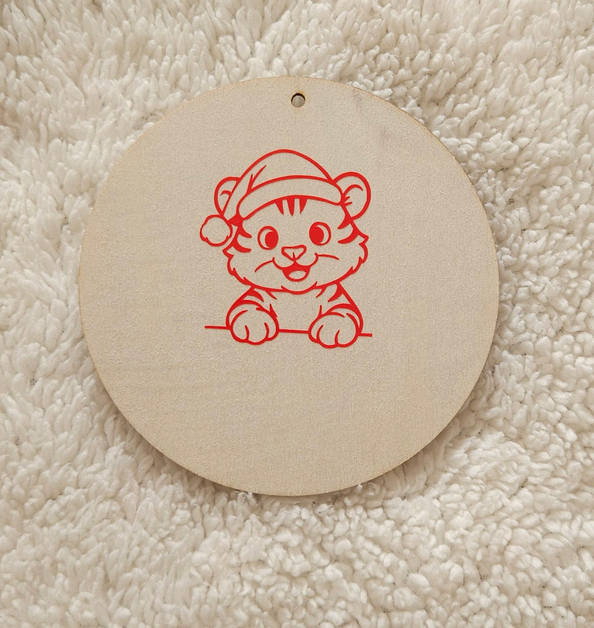 Boules de Noël en bois personnalisées 🎄