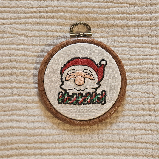 Boule de Noël brodée personnalisée 🎄🎅