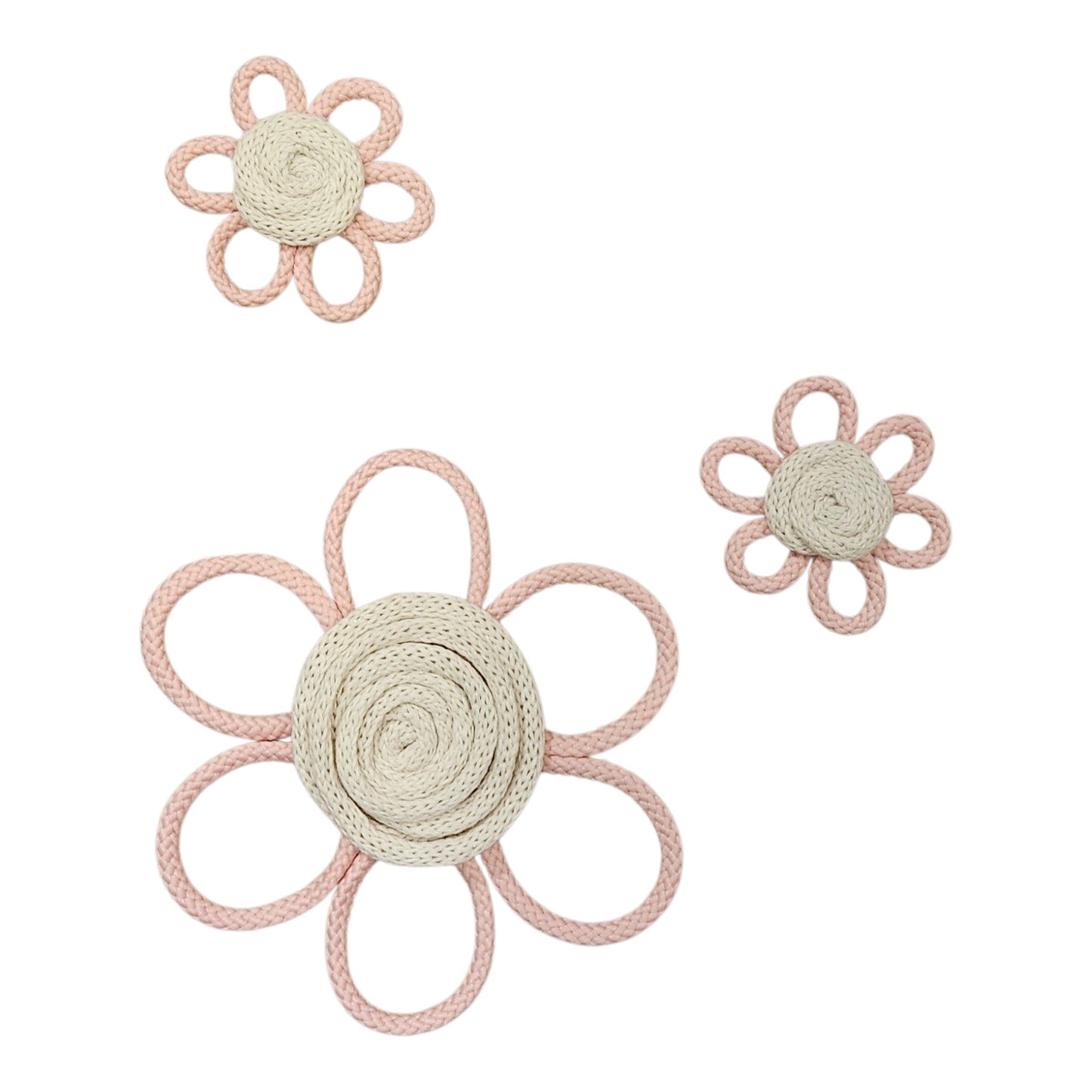 Fleurs en tricotin