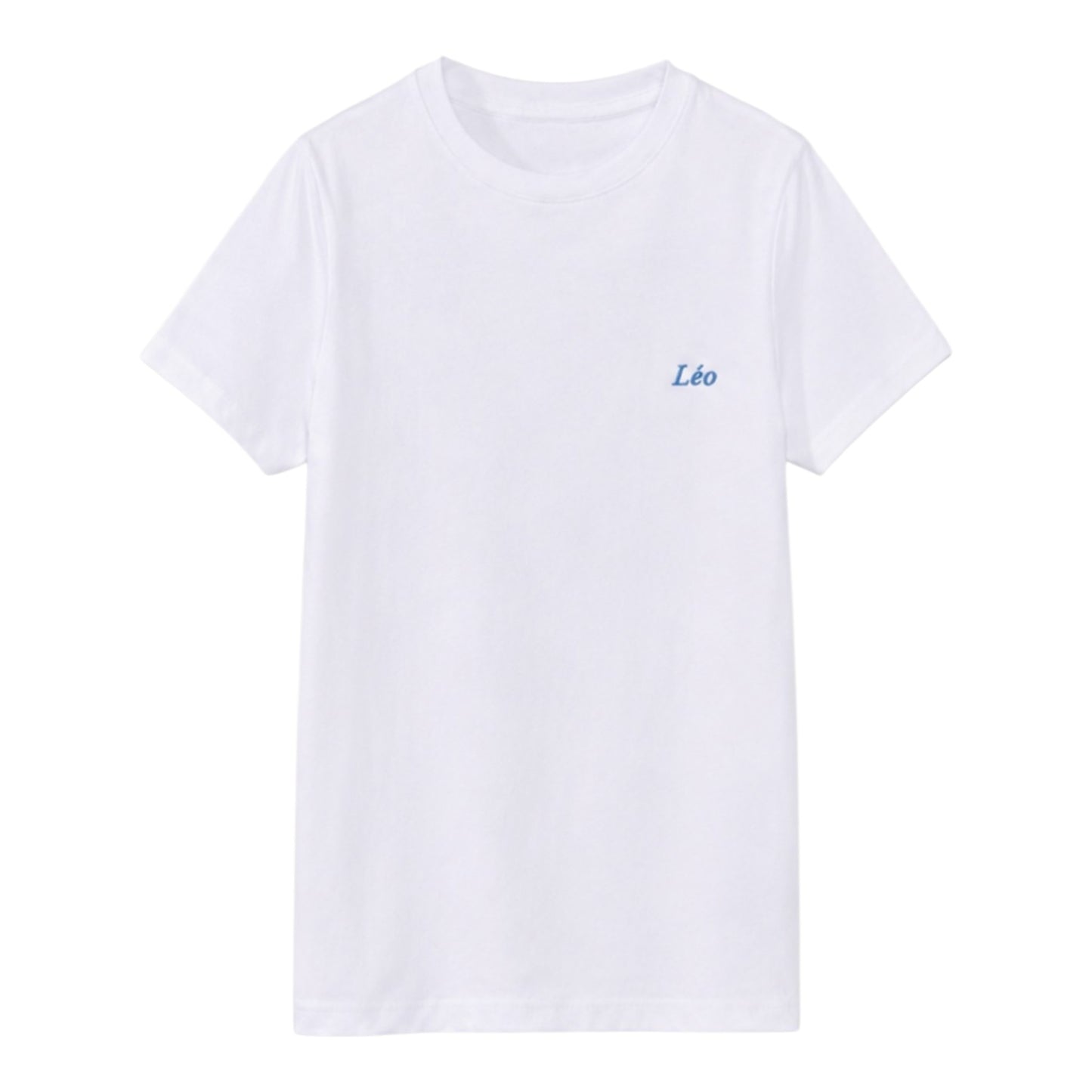 T-shirt enfant blanc personnalisé brodé