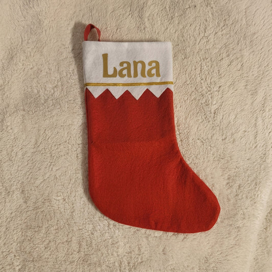 Chaussette de Noël personnalisée à suspendre 🎅