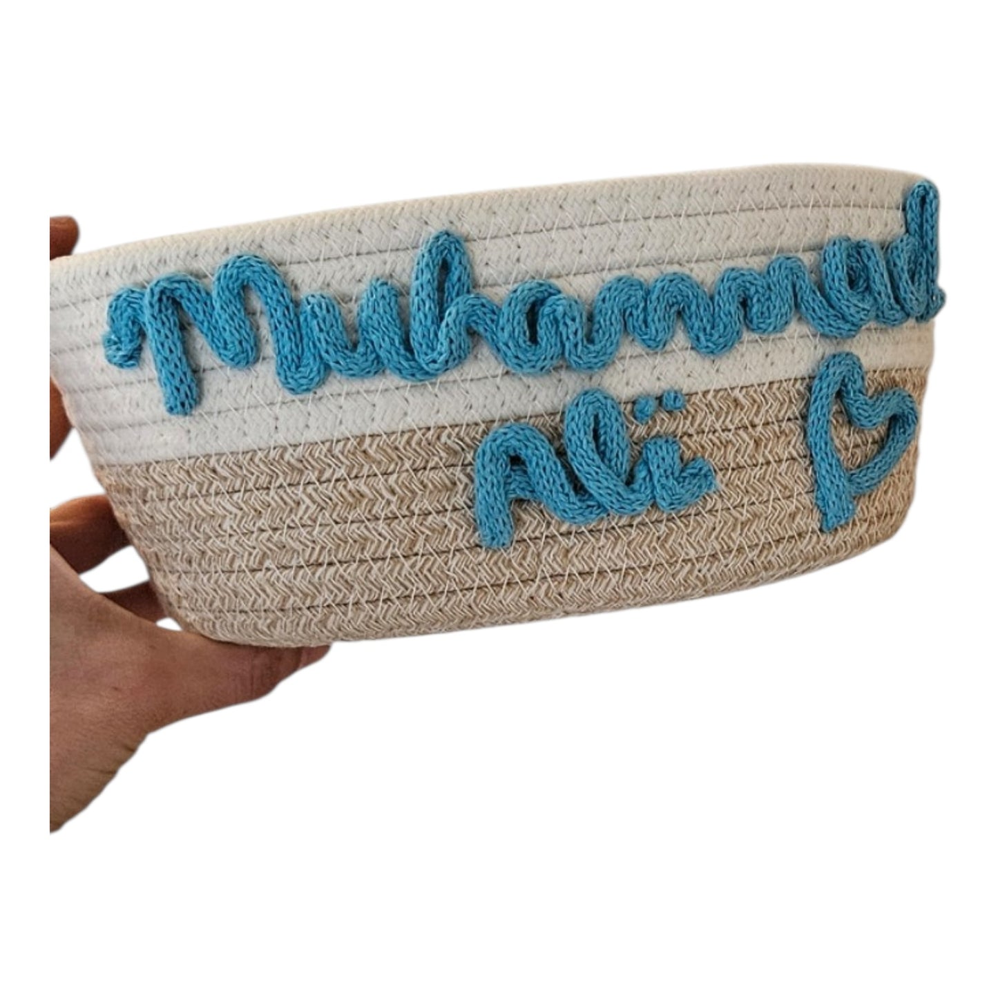 Panier ovale avec prénom