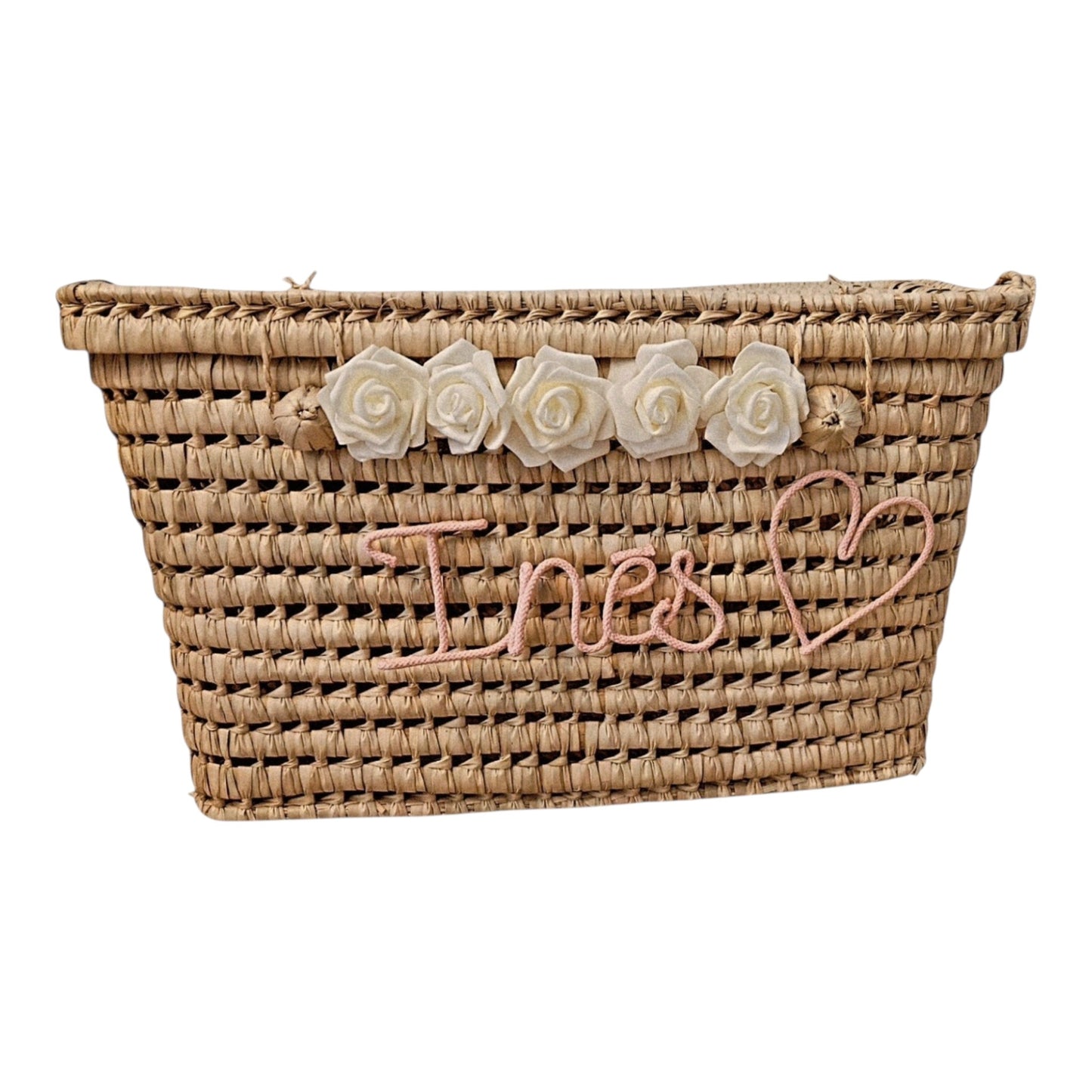 Malle personnalisée en feuille de Palmier 60cm