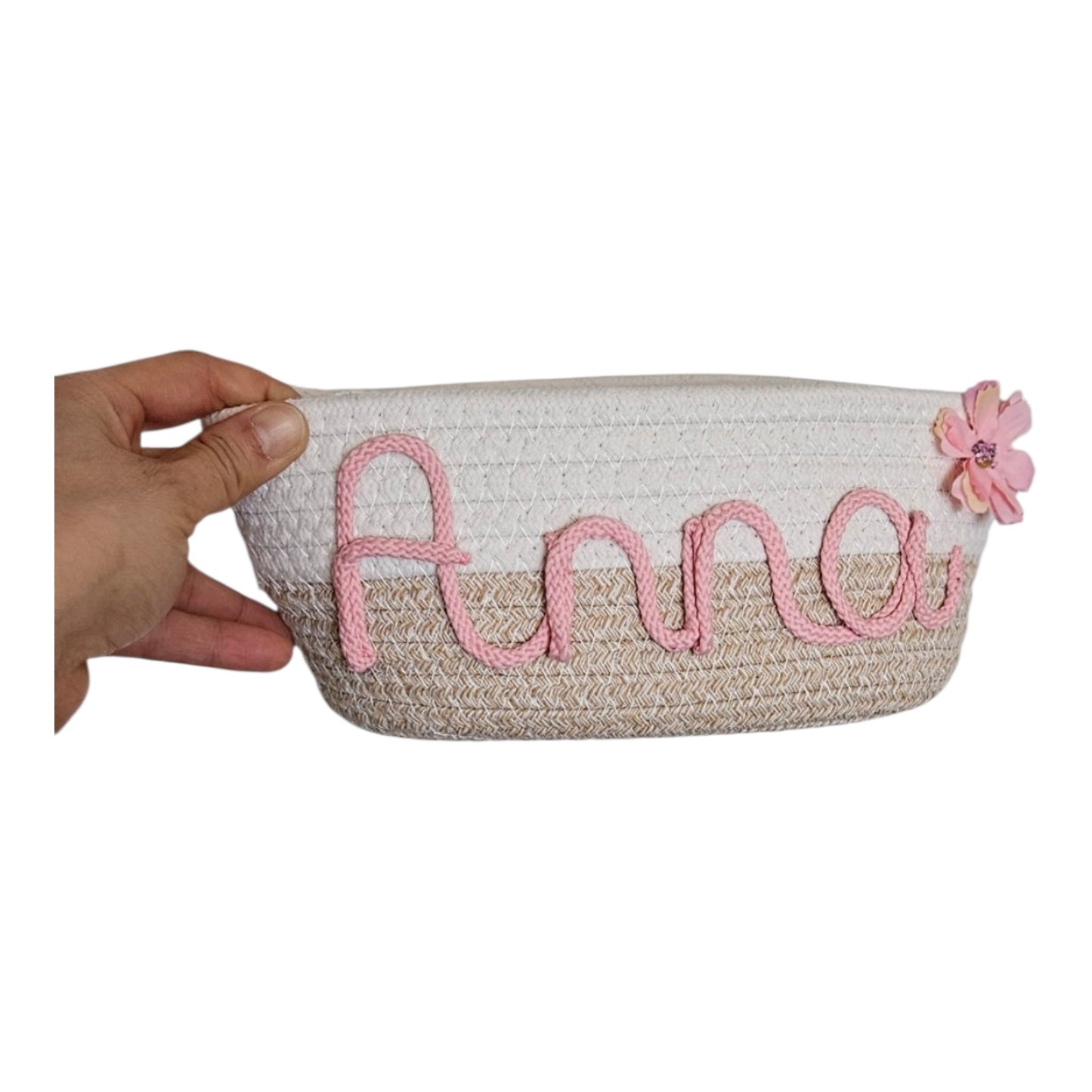 Panier ovale avec prénom